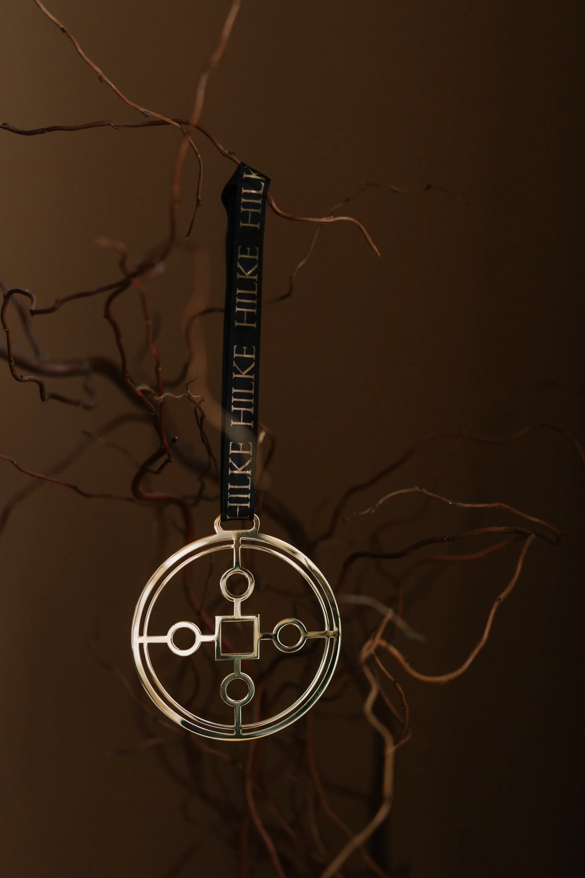 Adorno de árbol Anima Gemella 1, Latón Hilke Collection