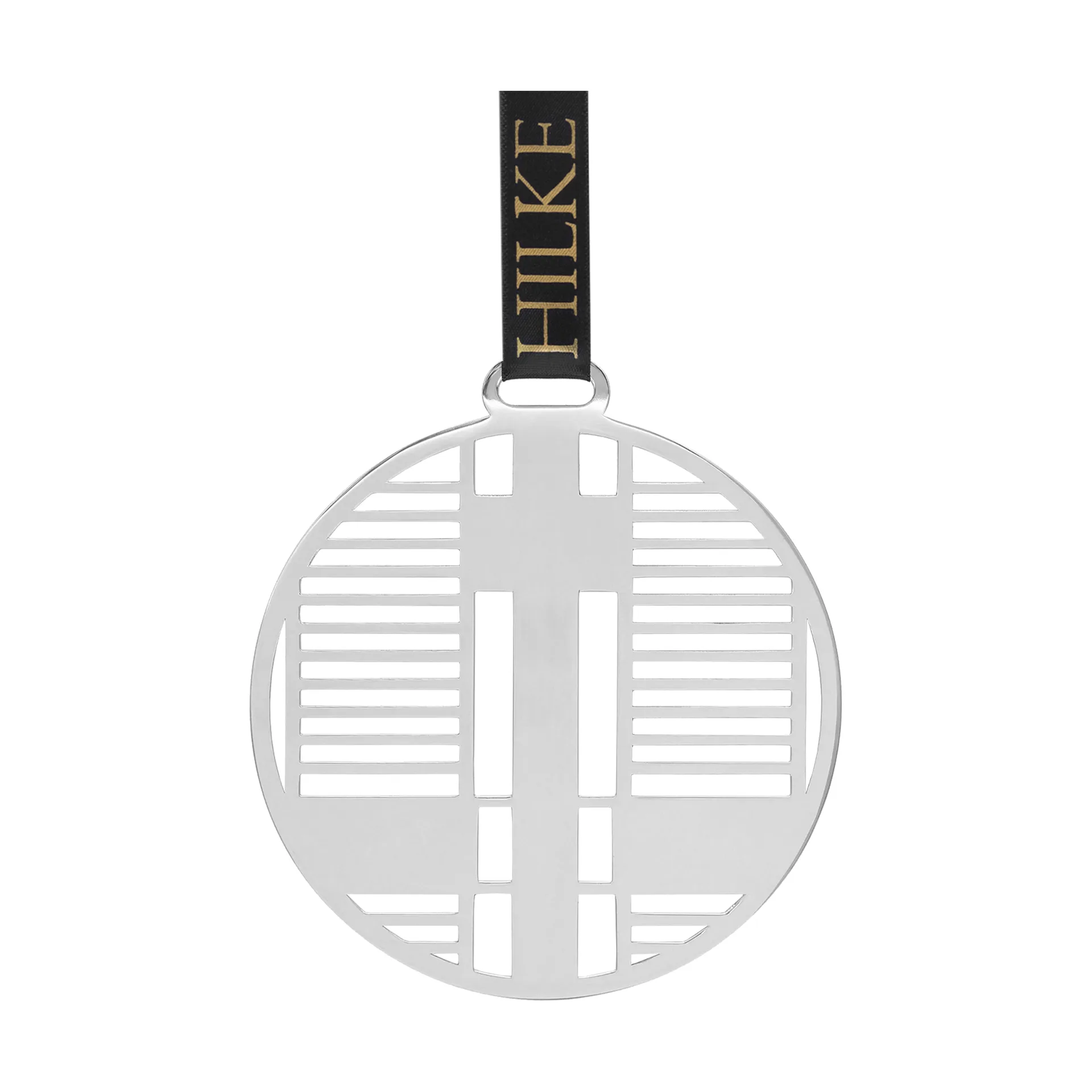 Adorno de árbol Piano, Latón niquelado Hilke Collection