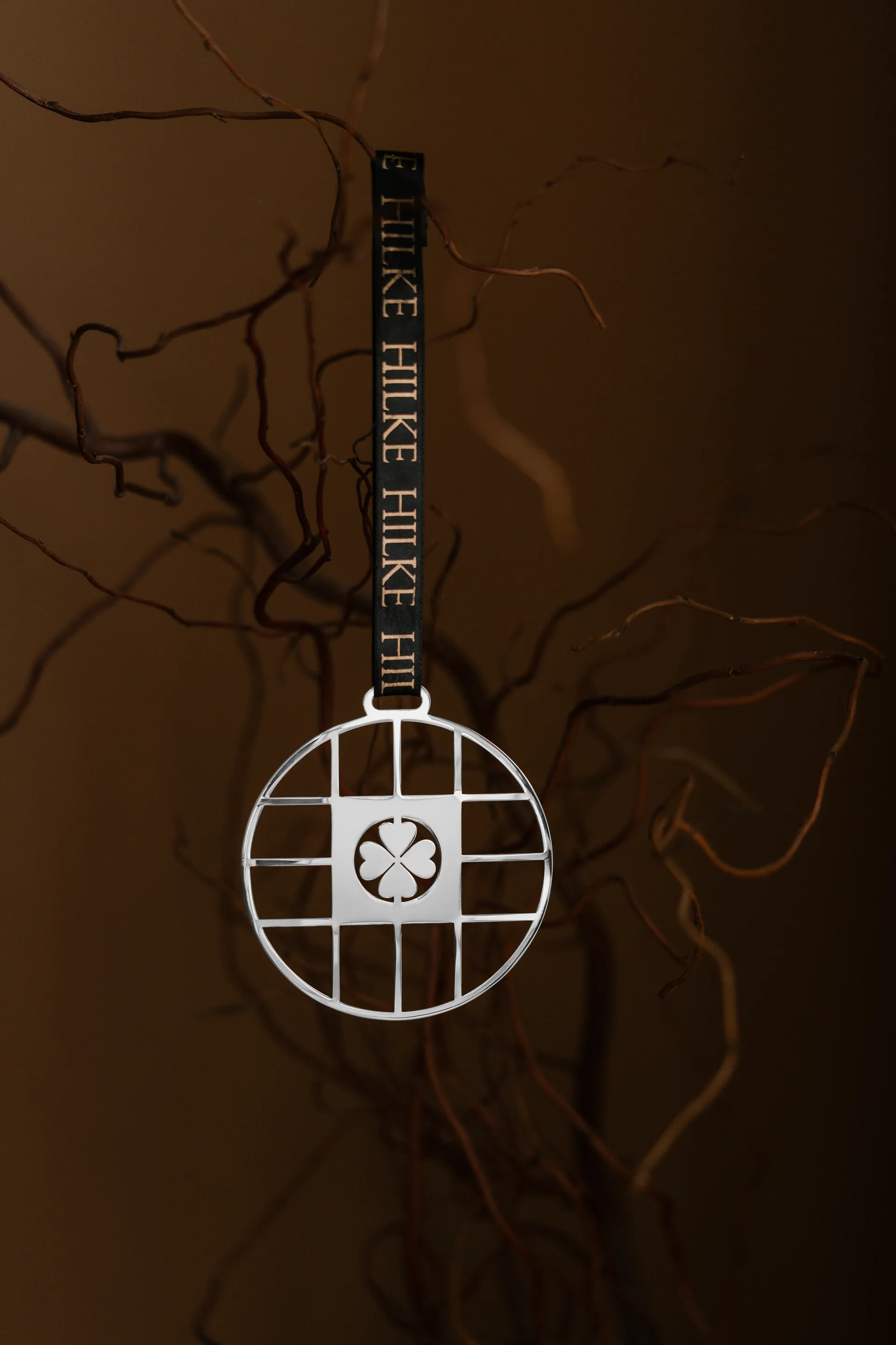 Adorno para árbol Felicità, Latón niquelado Hilke Collection