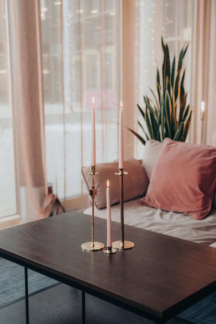 Candelabro Como 40 cm, latón macizo Hilke Collection