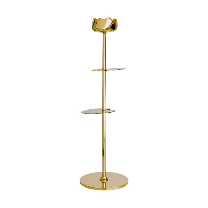 Candelabro Ninfea Alta 30 cm - Latón - Hilke Collection