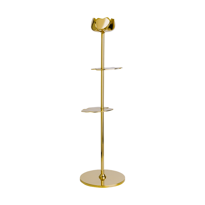 Candelabro Ninfea Alta 35 cm - Latón - Hilke Collection