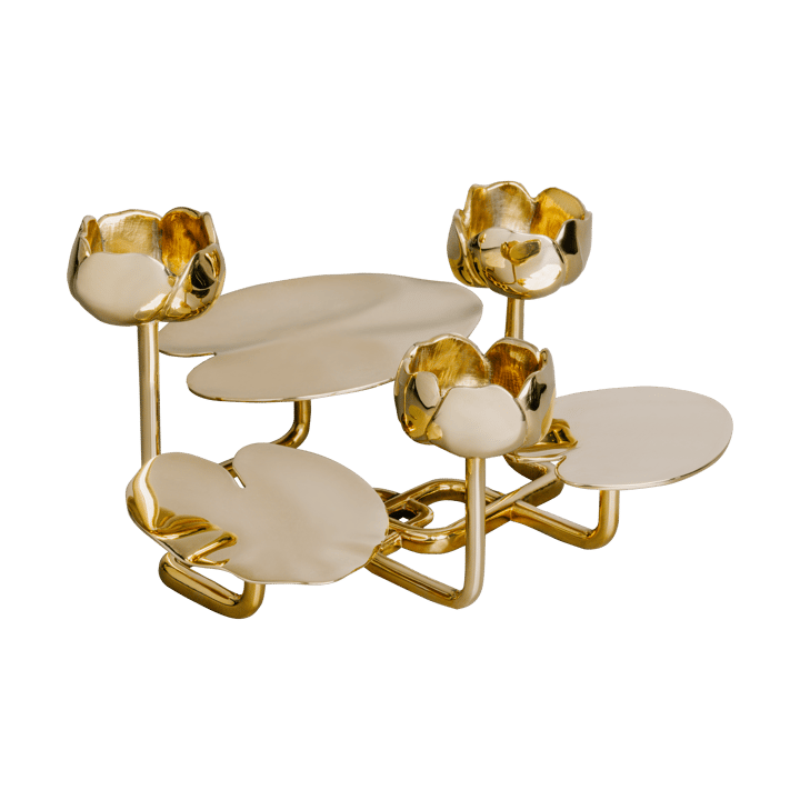 Candelabro Ninfea grande - Latón - Hilke Collection
