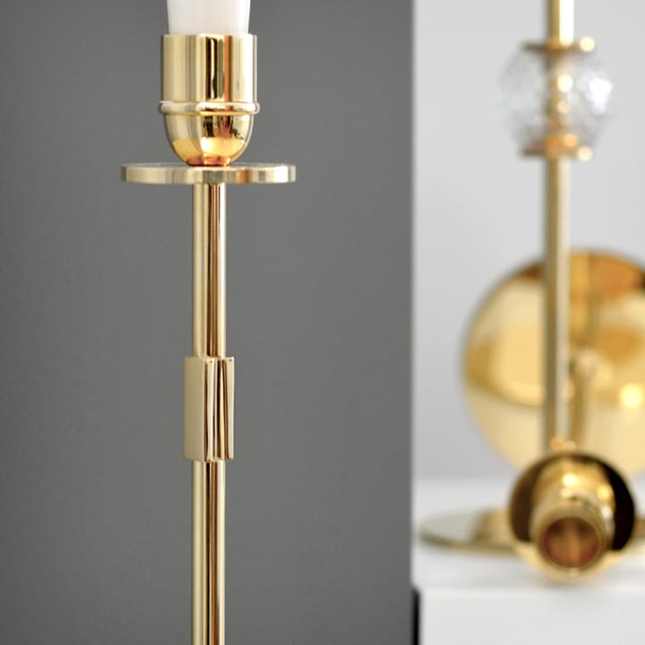 Candelabro Tuti 40 cm, latón macizo Hilke Collection