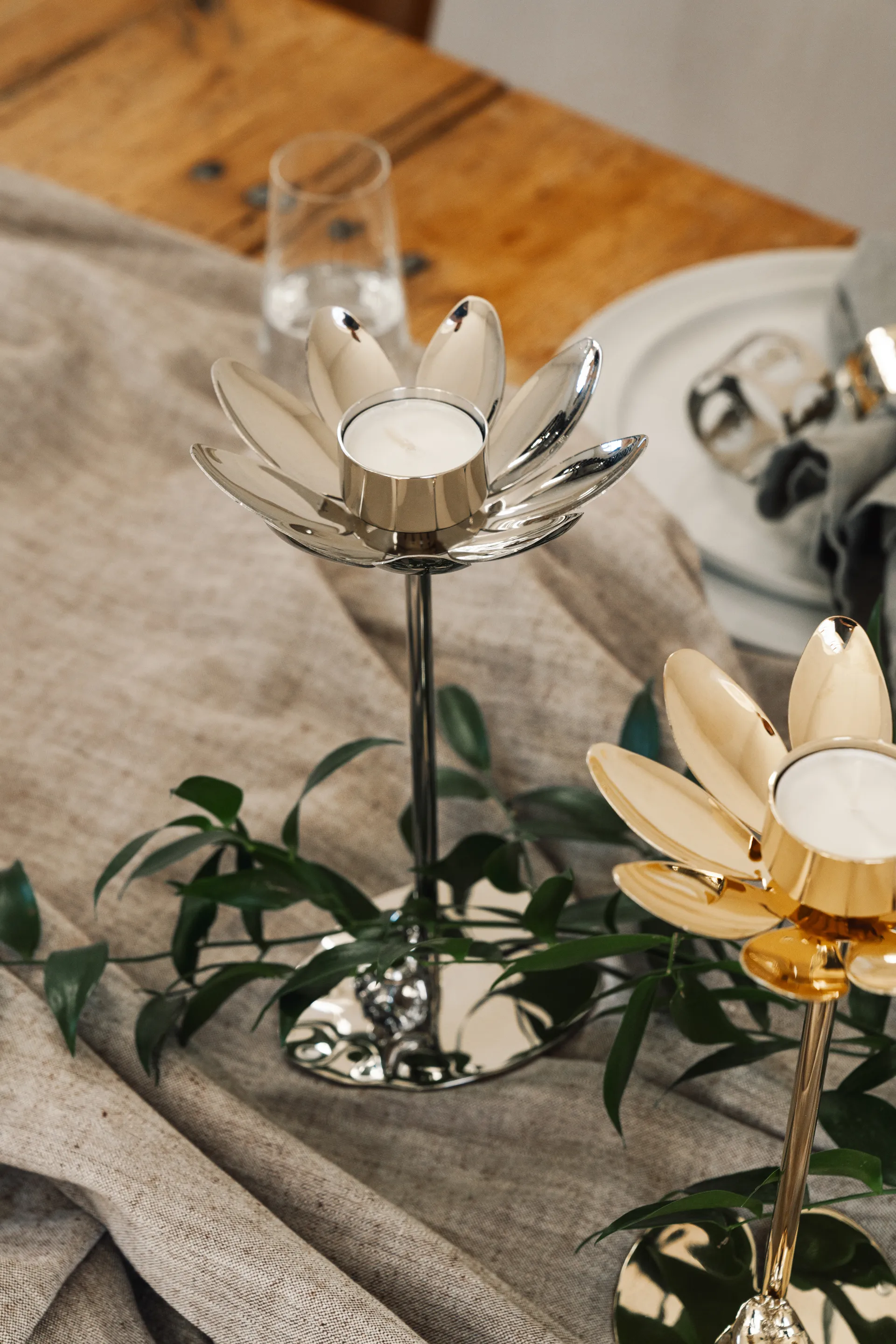 Hilke X Mumin & Snorkfröken, Latón niquelado Hilke Collection