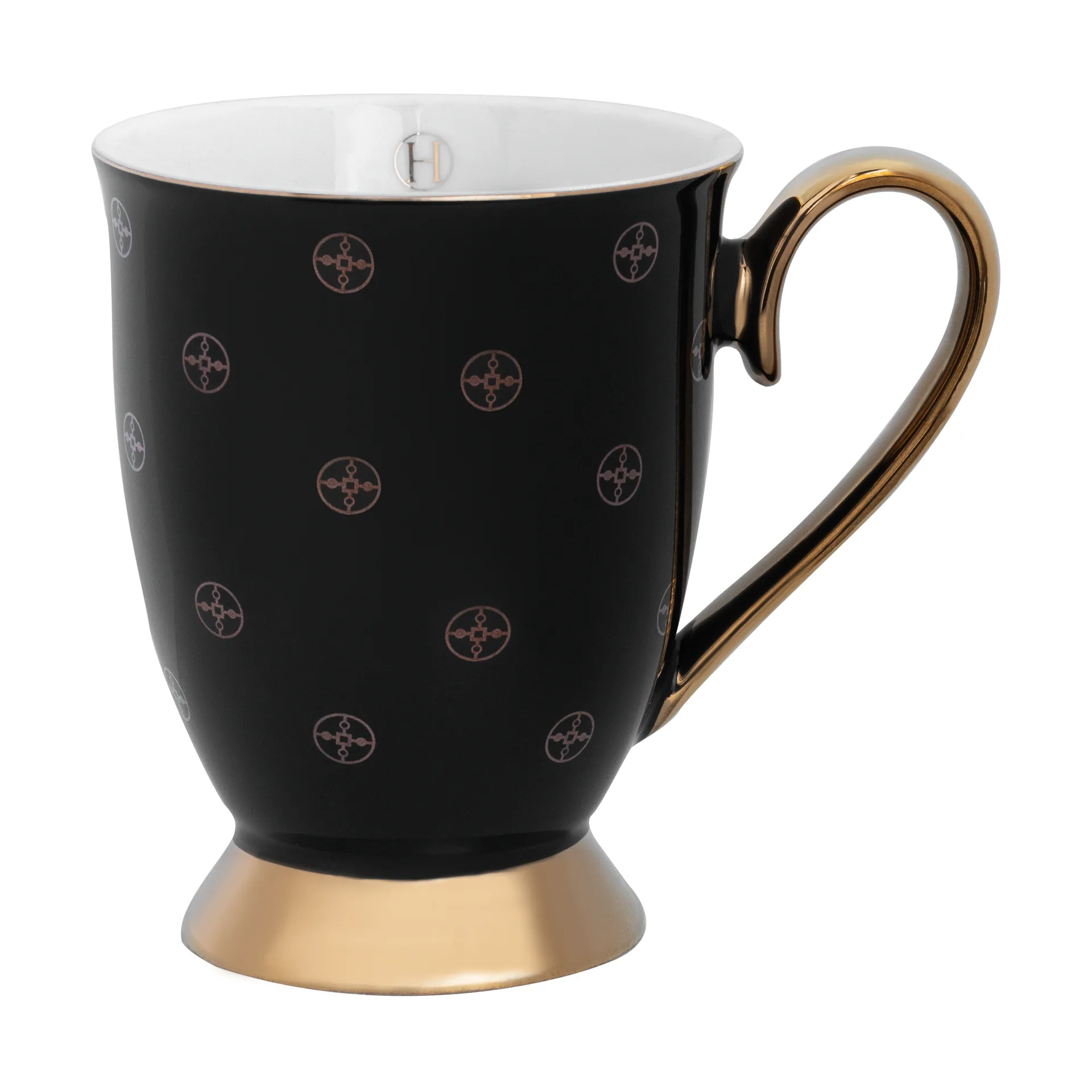 Taza Anima Gemella Nero 28 cl, Negro Hilke Collection