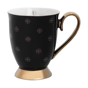 Taza Anima Gemella Nero 28 cl - Negro - Hilke Collection