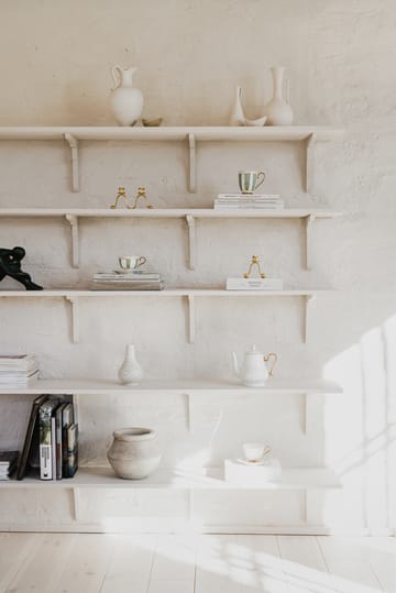 Taza con plato Strisce Salvia - 22 cl - Hilke Collection