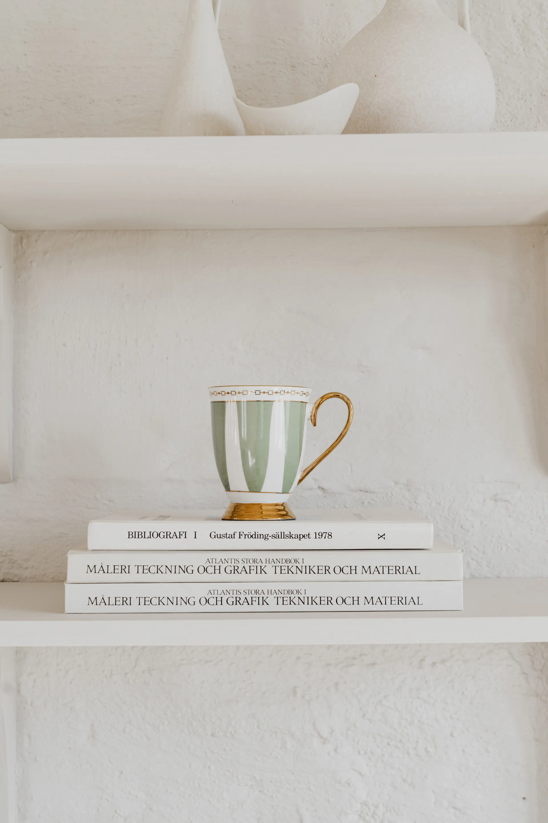 Taza Strisce Salvia, 28 cl Hilke Collection