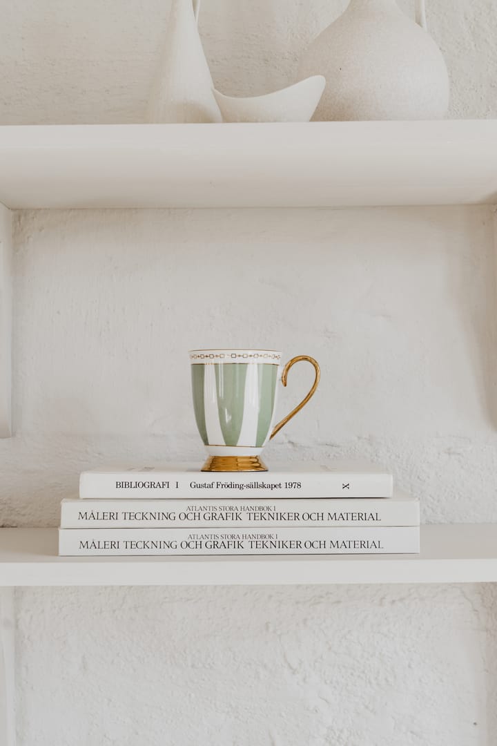 Taza Strisce Salvia , 28 cl Hilke Collection