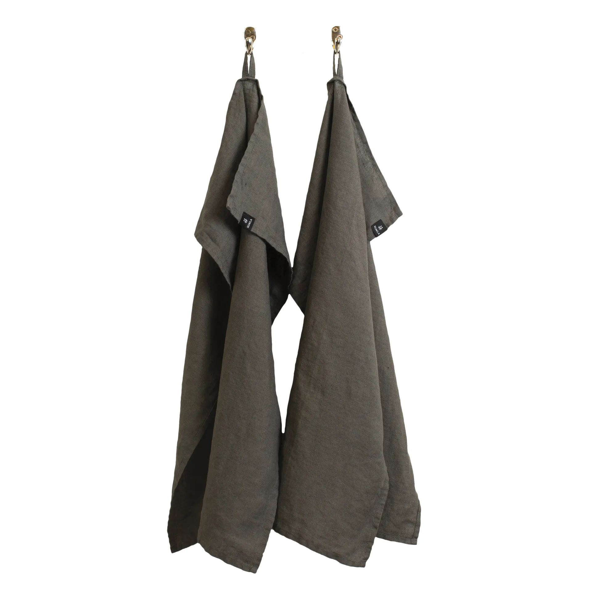 2 Paños de cocina Sunshine, Charcoal (gris oscuro) Himla
