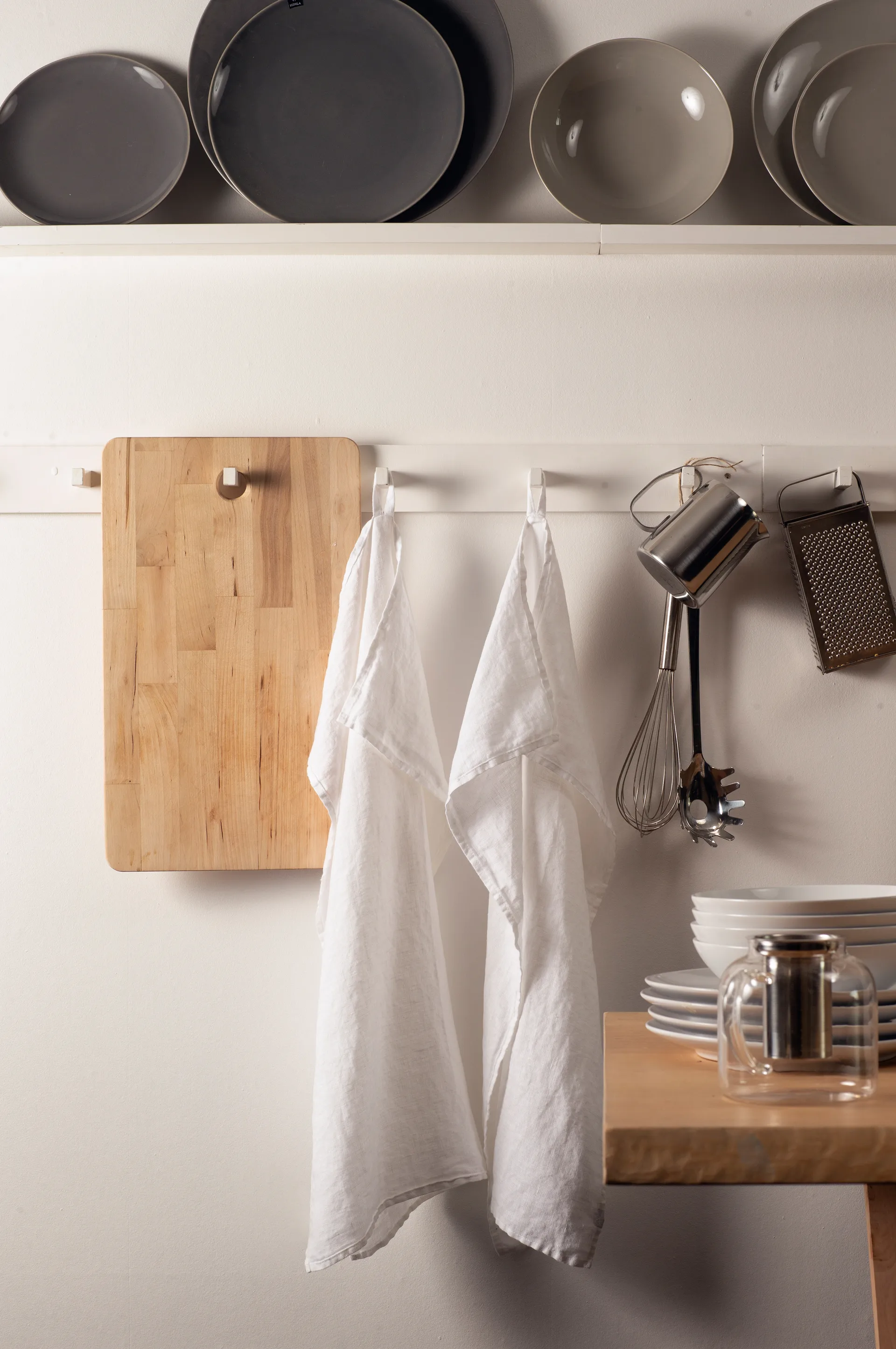 2 Paños de cocina Sunshine, White Himla