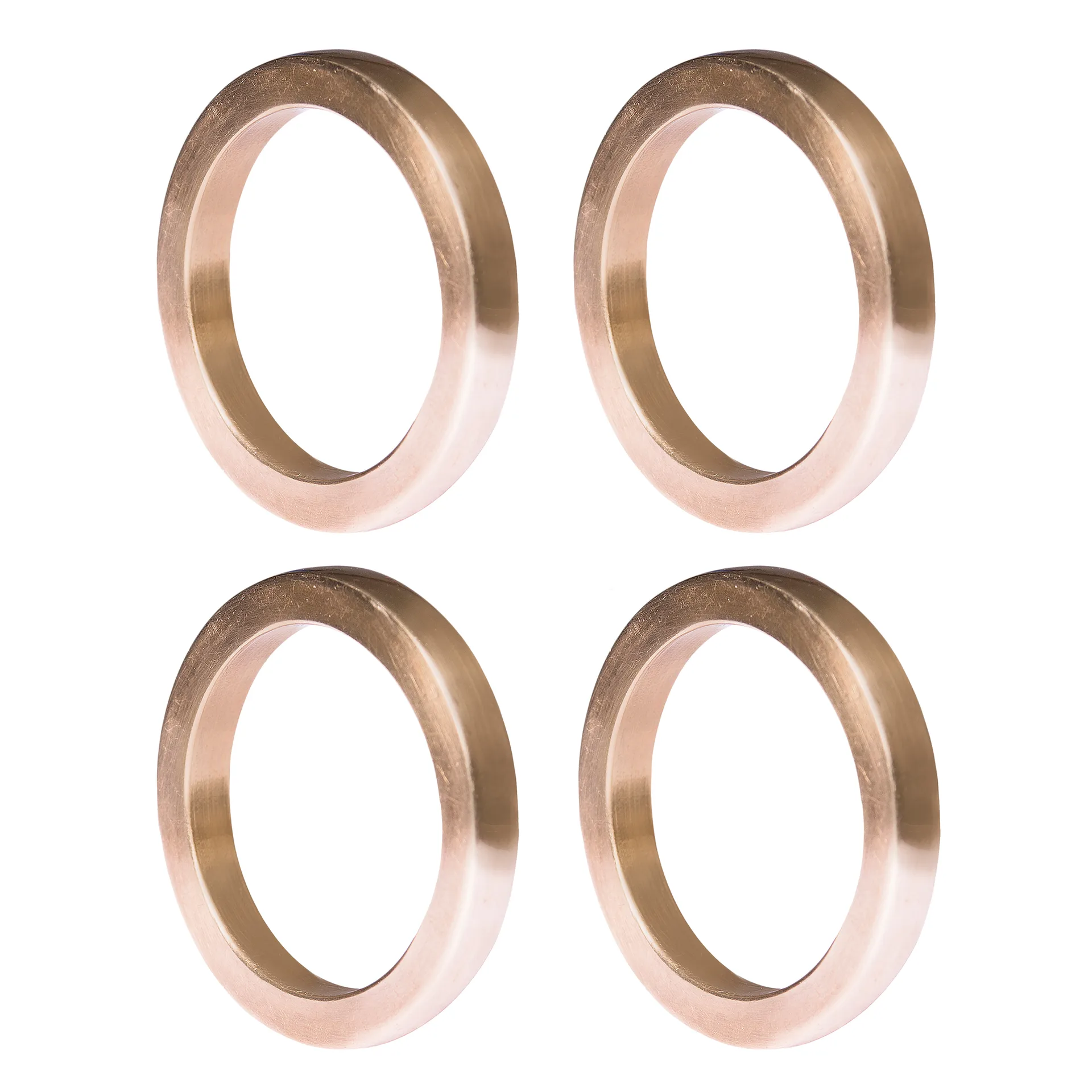 4 Anillos servilleteros Vasa, Bronce Himla