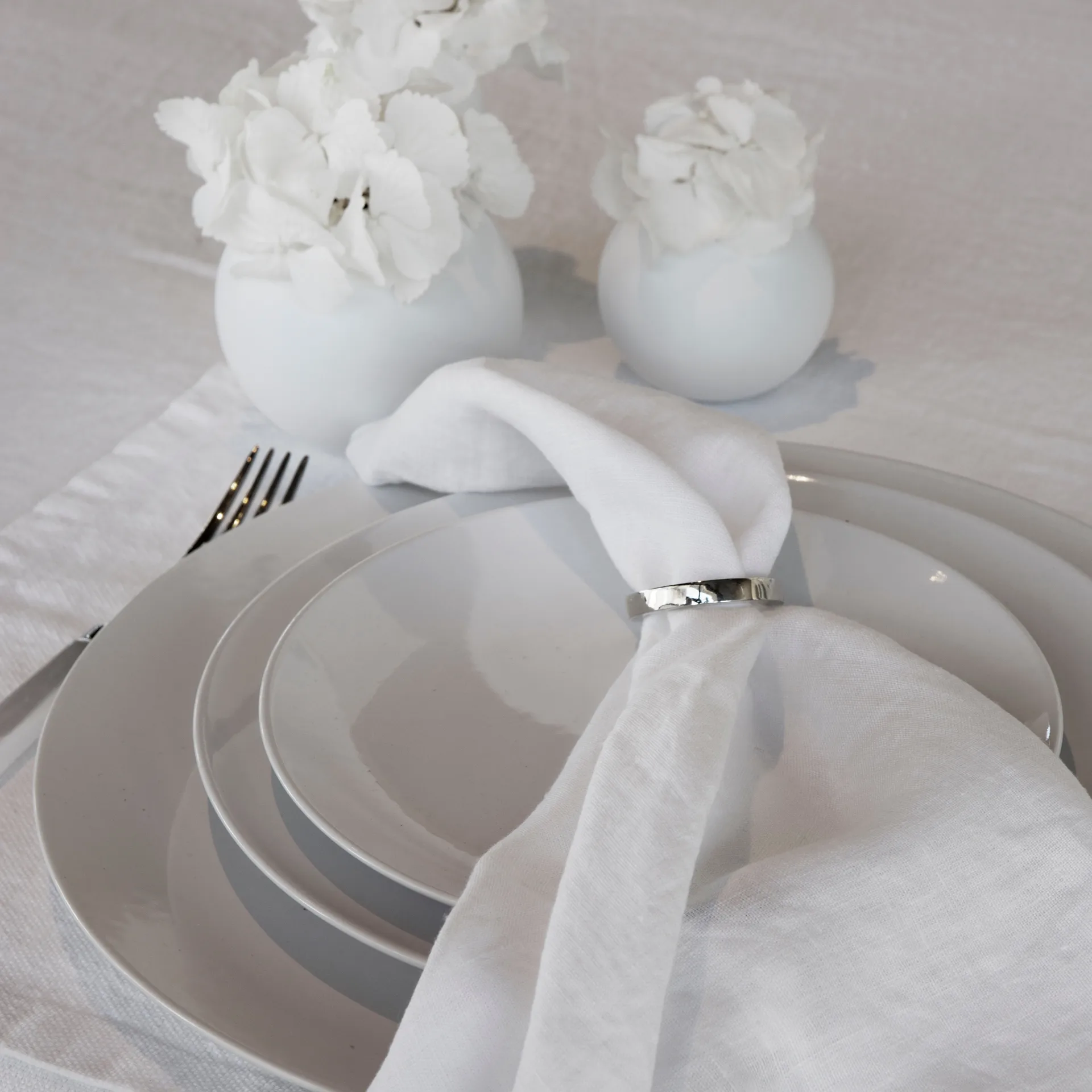 4 Anillos servilleteros Vasa, Plata Himla