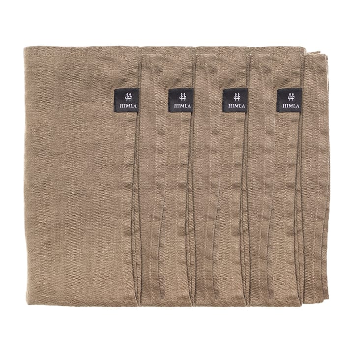 4 Servilletas Sunshine - Clay (marrón) - Himla