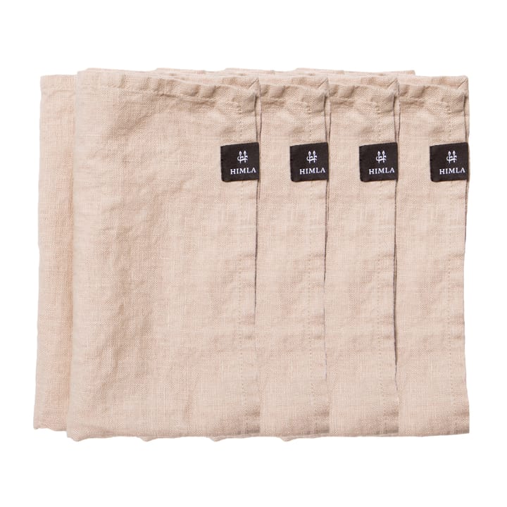 4 Servilletas Sunshine - Mind (beige) - Himla