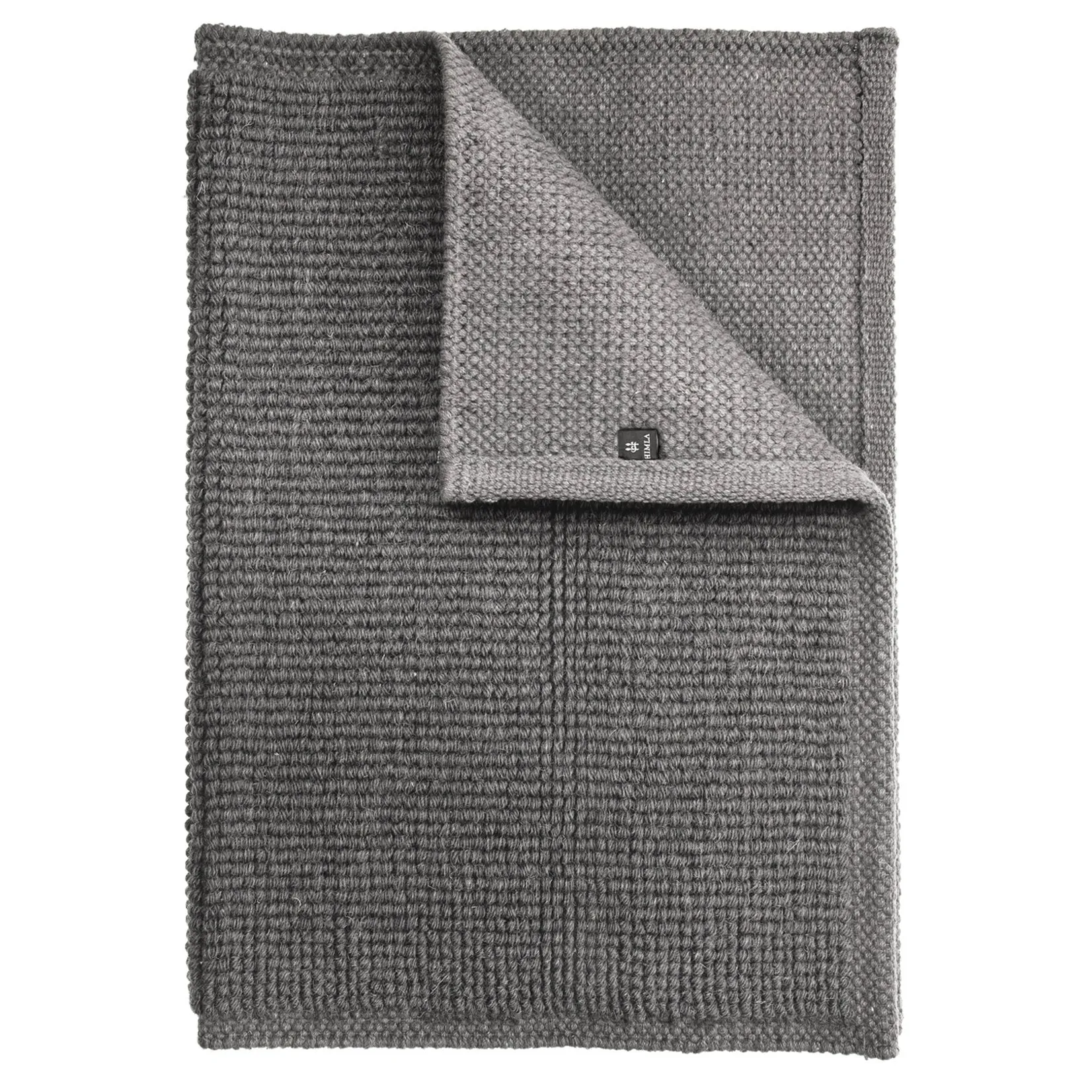 Alfombra de lana Himla gris acero, 60 x 90 cm Himla