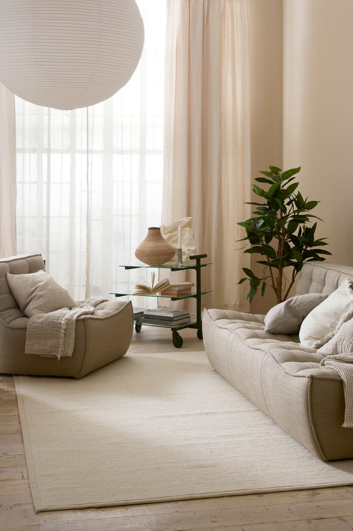 Alfombra de lana Himla natural (beige claro), 140 x 200 cm Himla