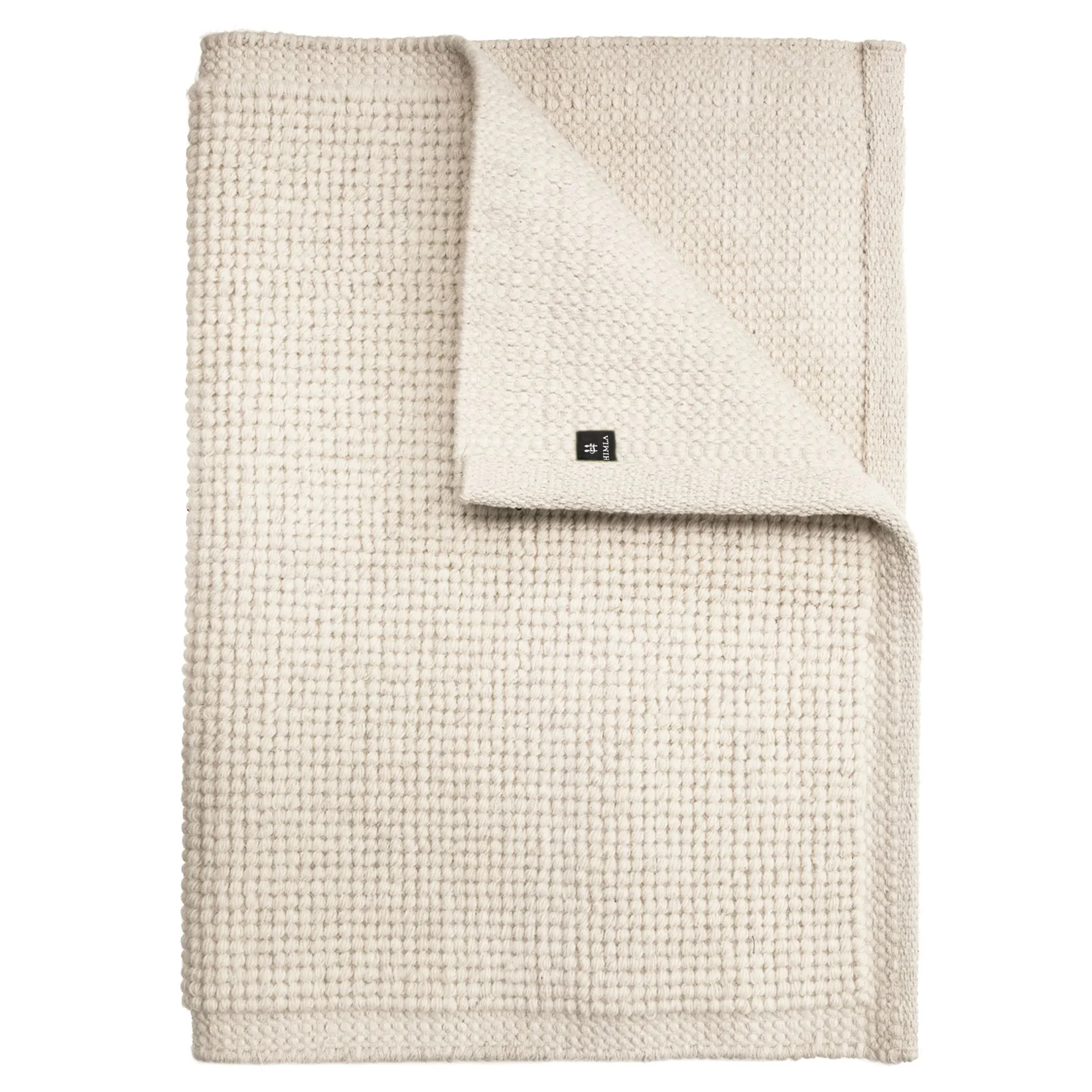 Alfombra de lana Himla natural (beige claro), 60 x 90 cm Himla