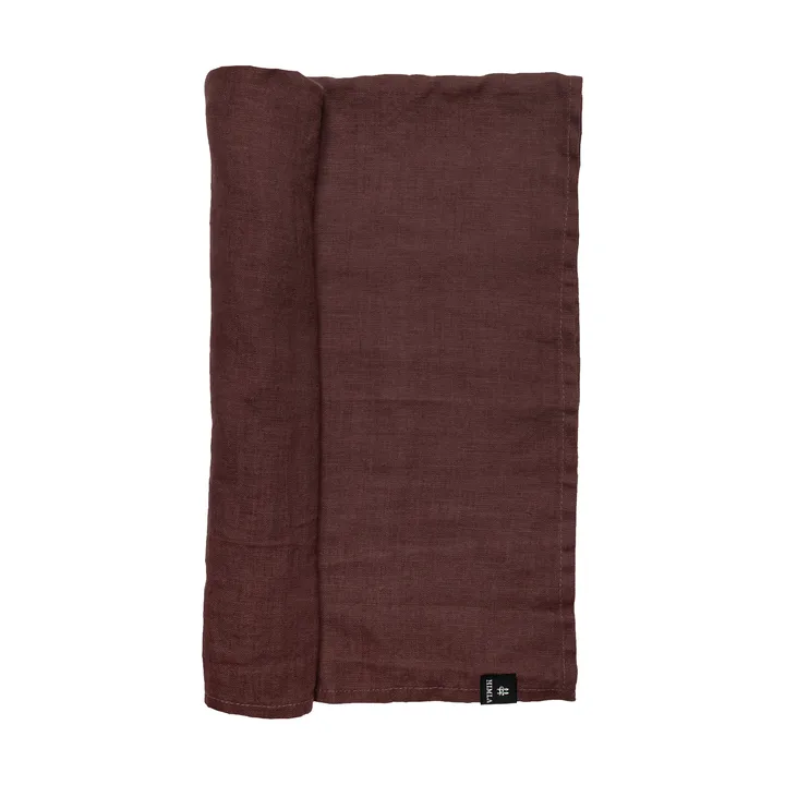 Camino de mesa Sunshine - Burdeos (rojo), 50x145 cm - Himla