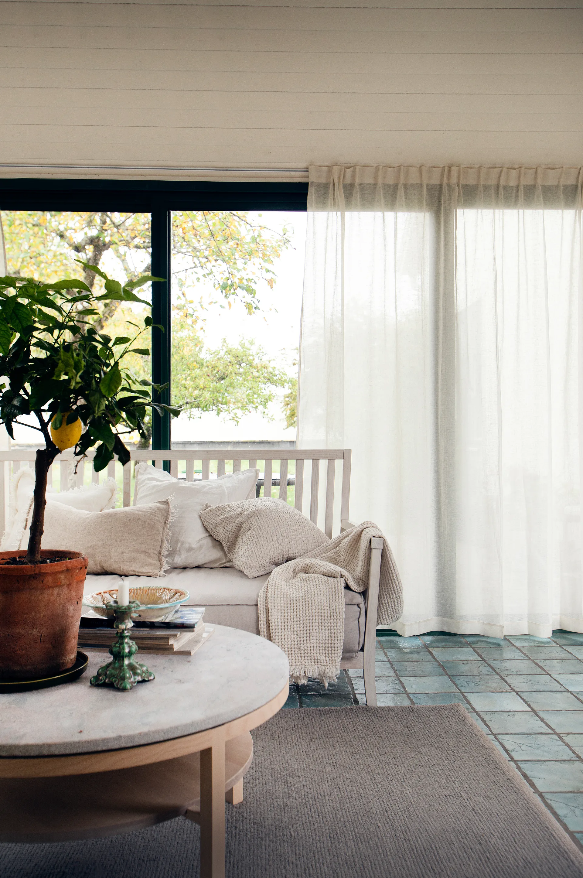 Cortina con banda Skylight 280x290 cm, Fog Himla