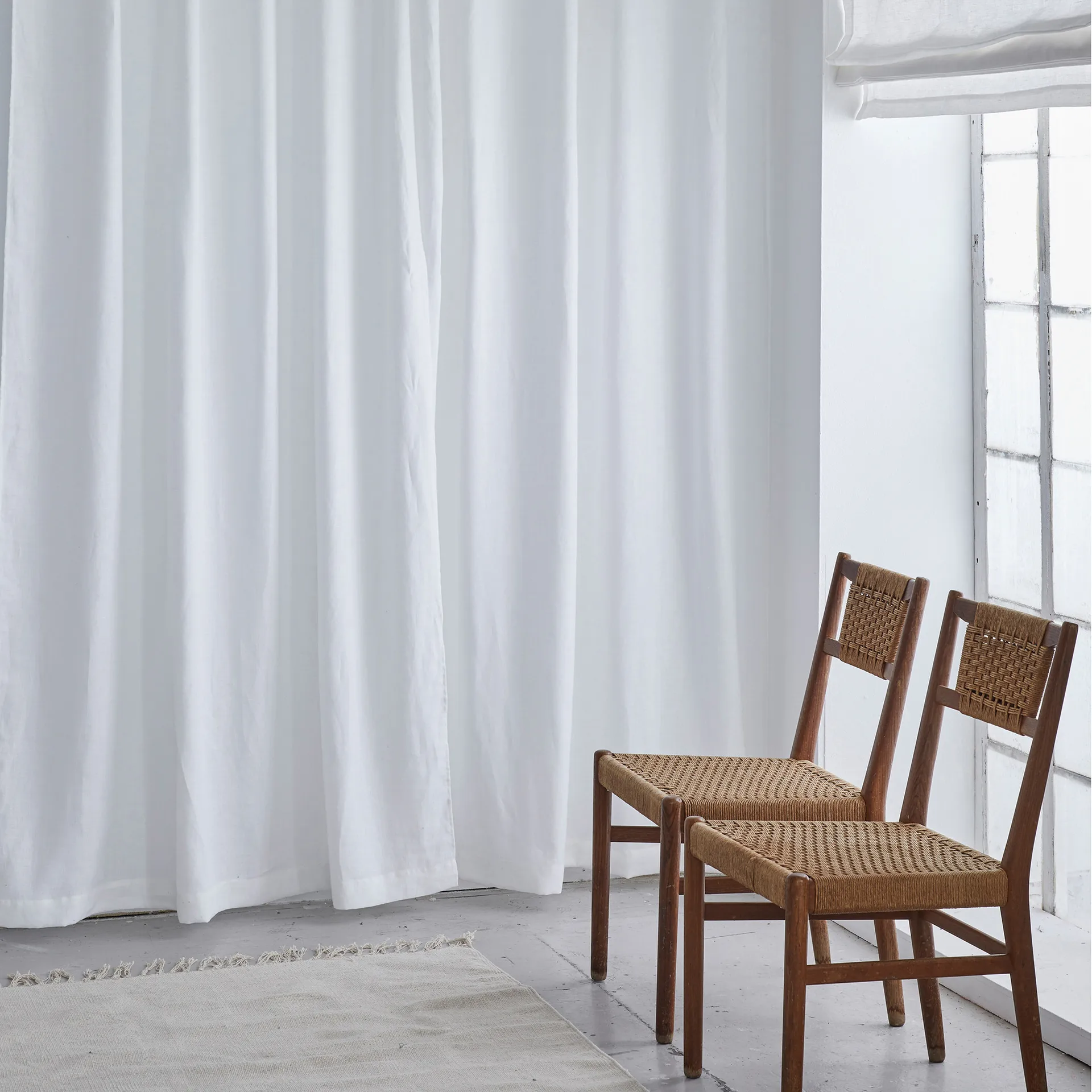 Cortina con banda Twilight 280x290 cm, White Himla