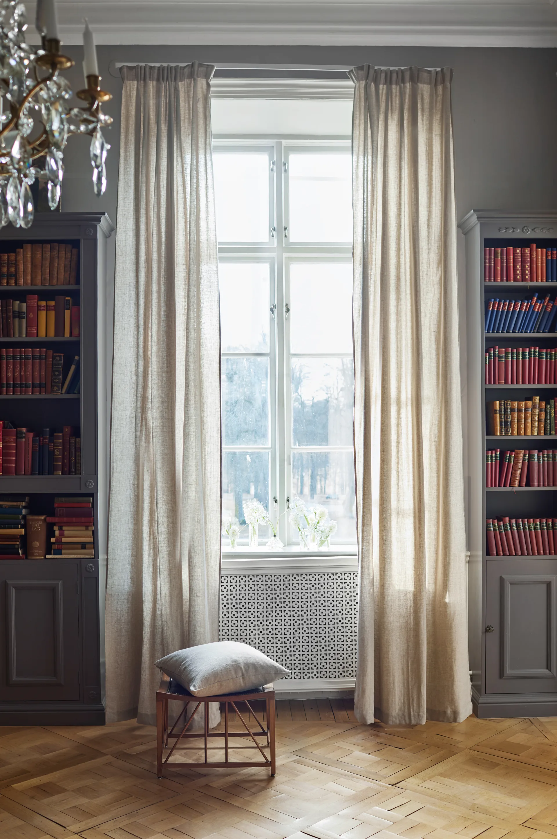 Cortina con pliegues Woodland 135x250 cm, Natural Himla