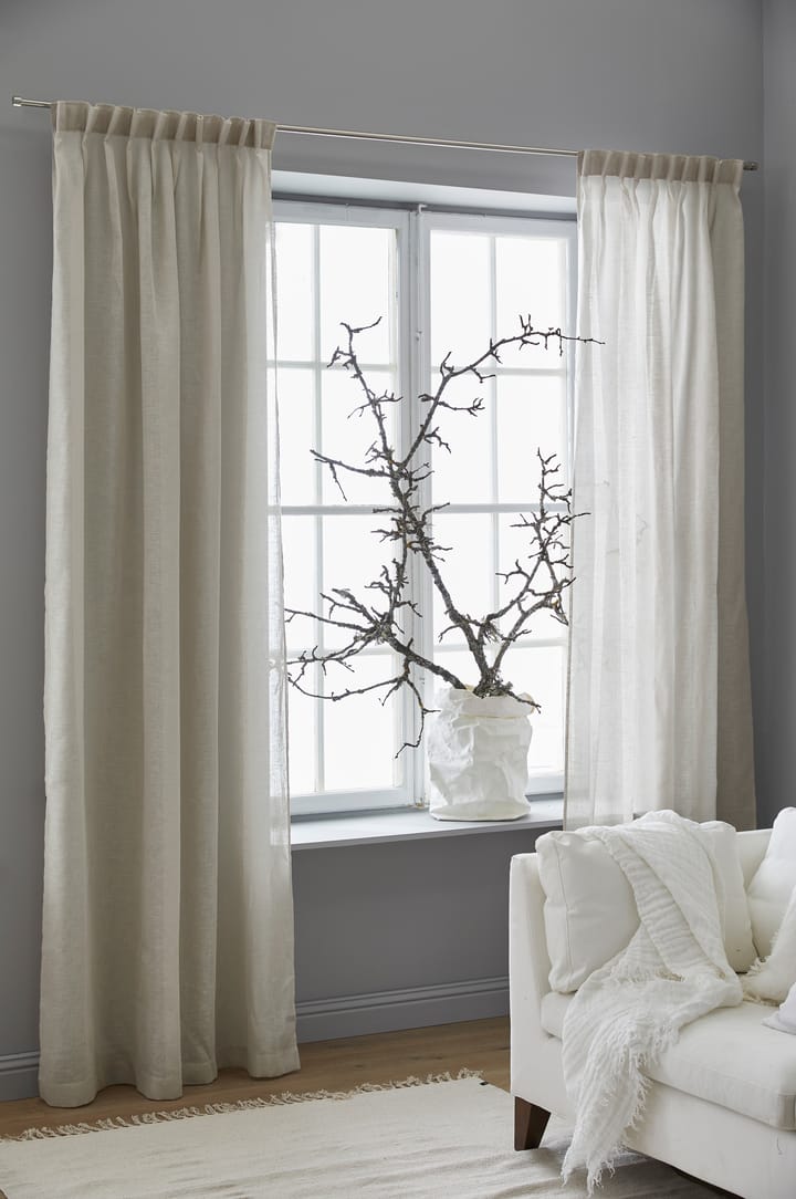 Cortina Dalsland con banda 145x250 cm, Oatmeal Himla