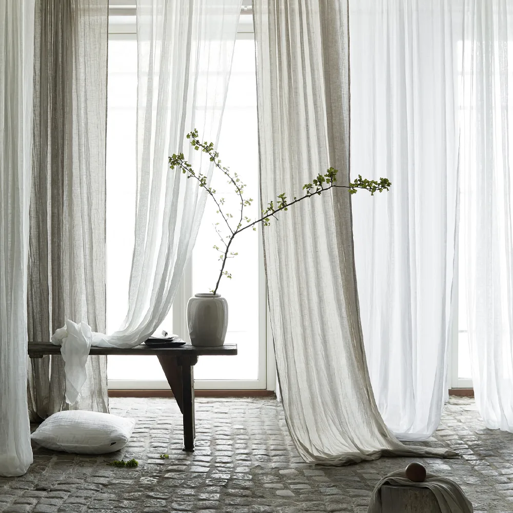 Cortina Dalsland Gardin, Charcoal, banda Himla