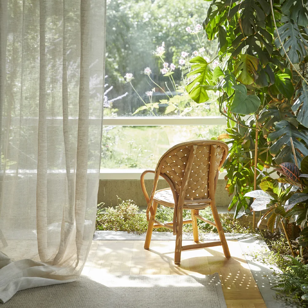 Cortina Dalsland Gardin, Charcoal, banda Himla
