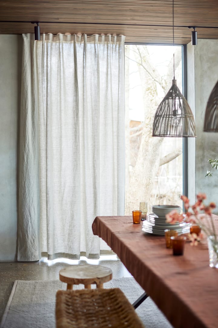 Cortina Sunrise con cinta para fruncir 280x290 cm, Oatmeal Himla