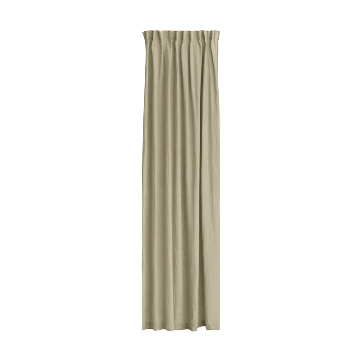 Cortina Sunrise con cinta para fruncir 280x290 cm - Orgánico (verde) - Himla