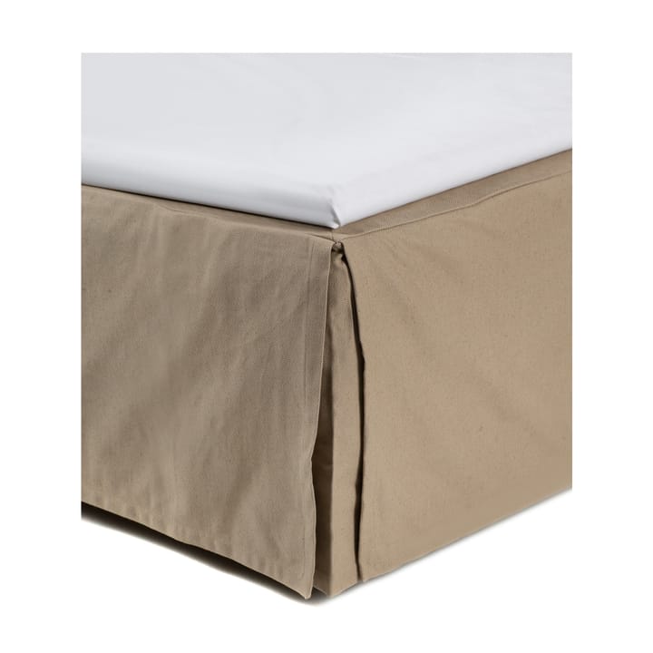 Falda de cama Weeknight 160x220x52 cm - Mind (beige) - Himla