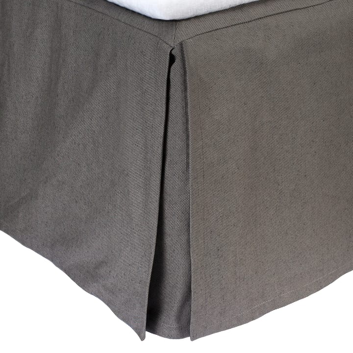 Falda de cama Weroblenight 90x220x42 cm, Charcoal Himla