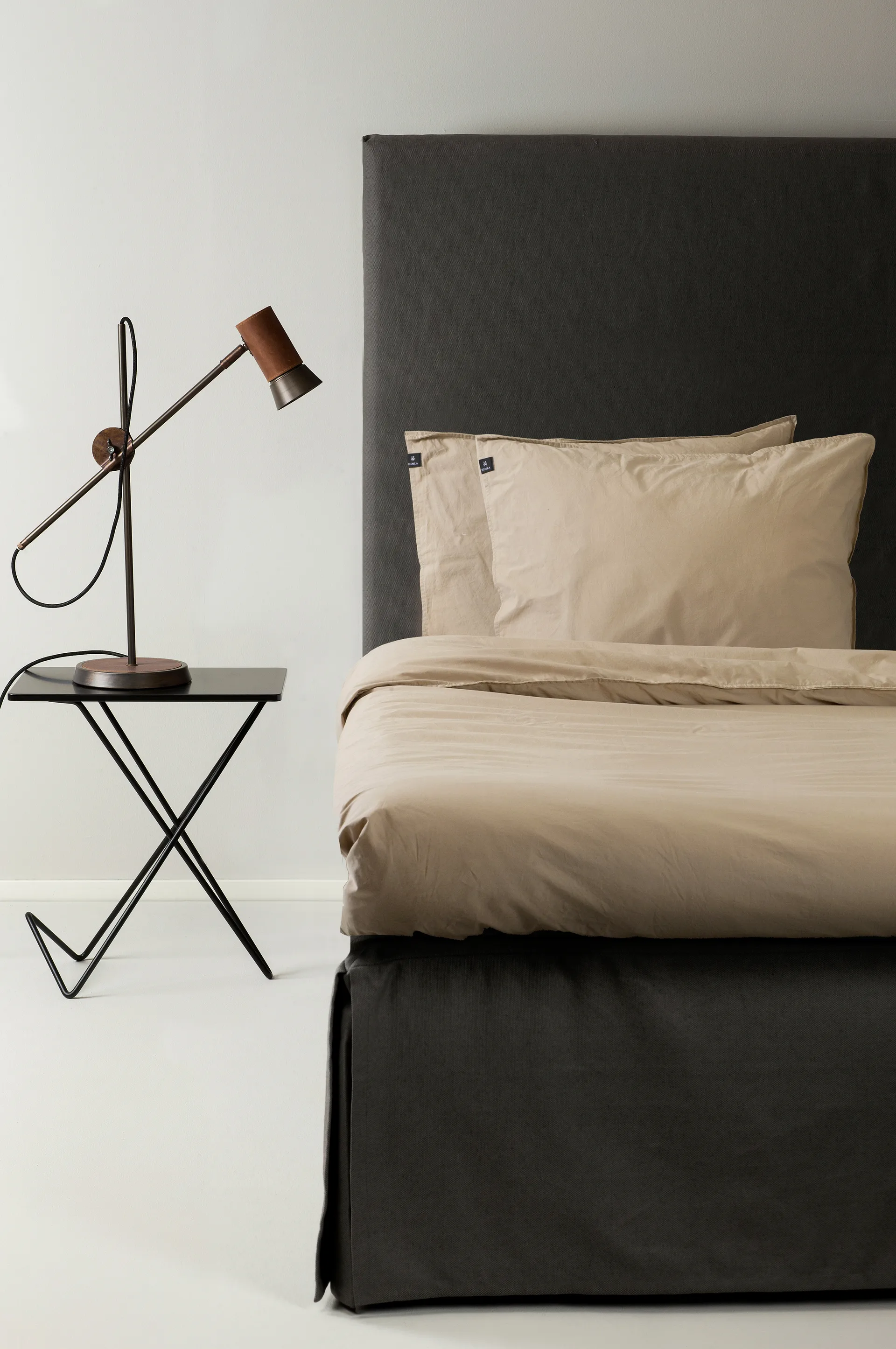 Funda de almohada Hope Plain ecológica mindful, 50x90 cm Himla