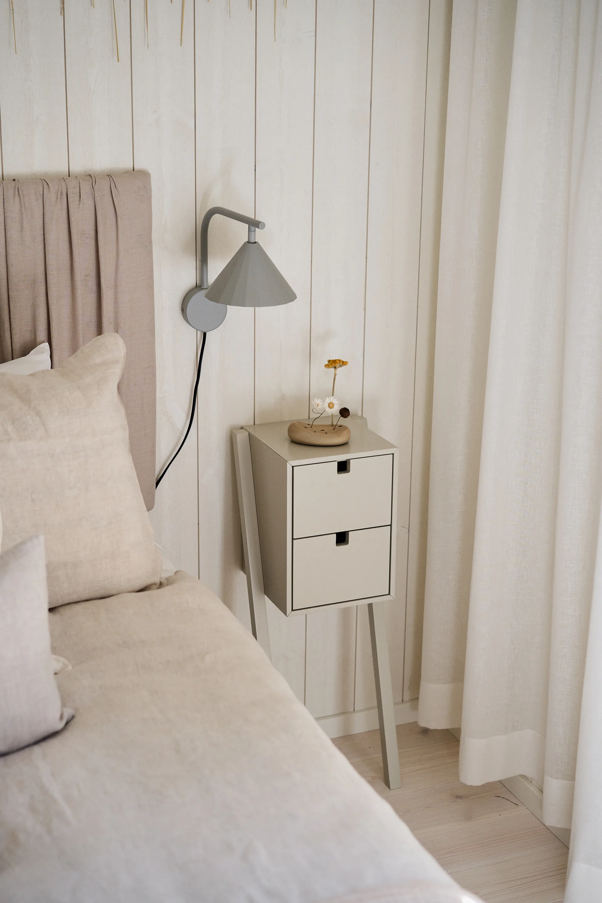 Funda de almohada Sunrise 50x60 cm, Oatmeal Himla