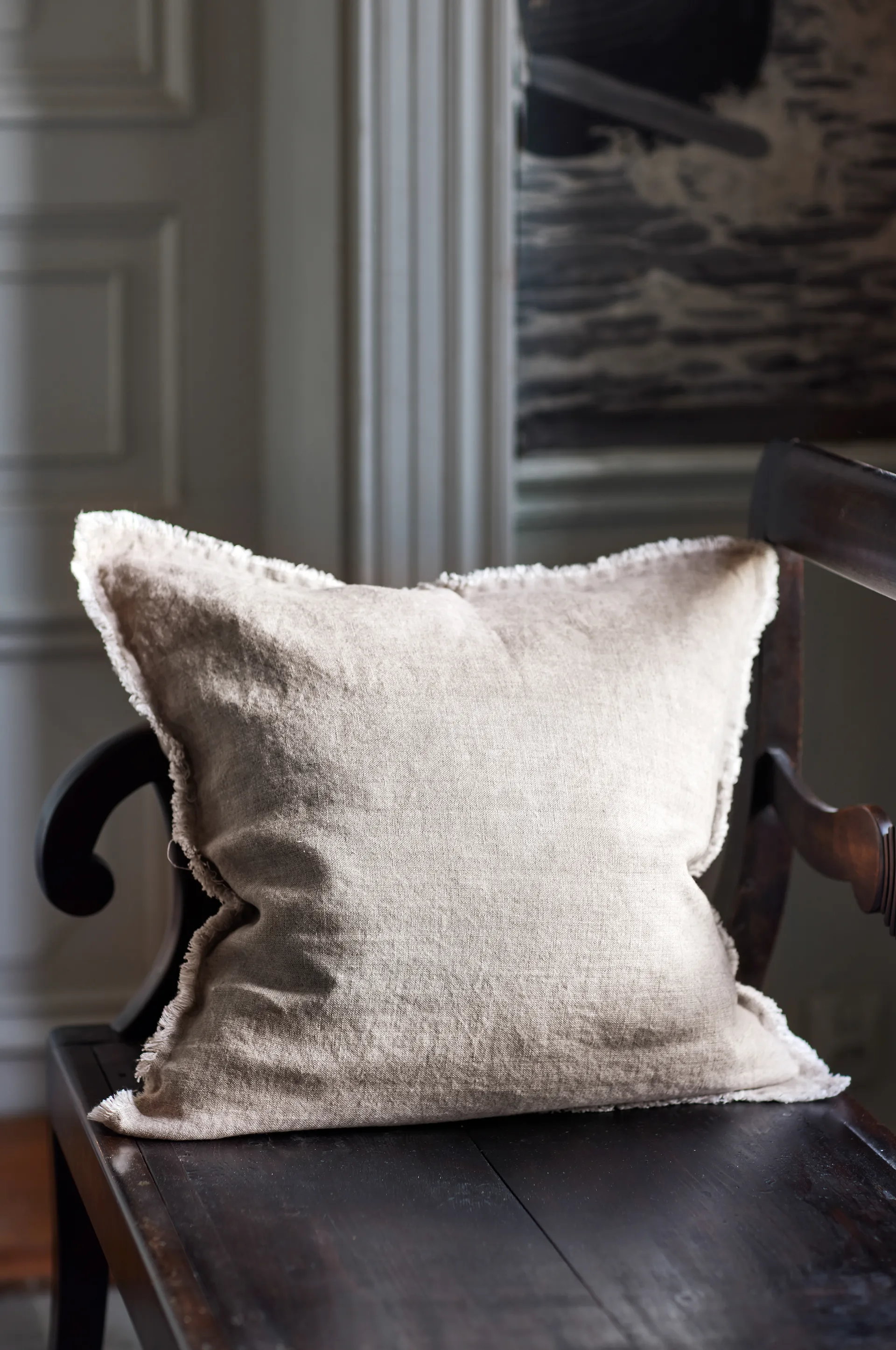 Funda de cojín Levelin 50x50 cm, Natural Himla