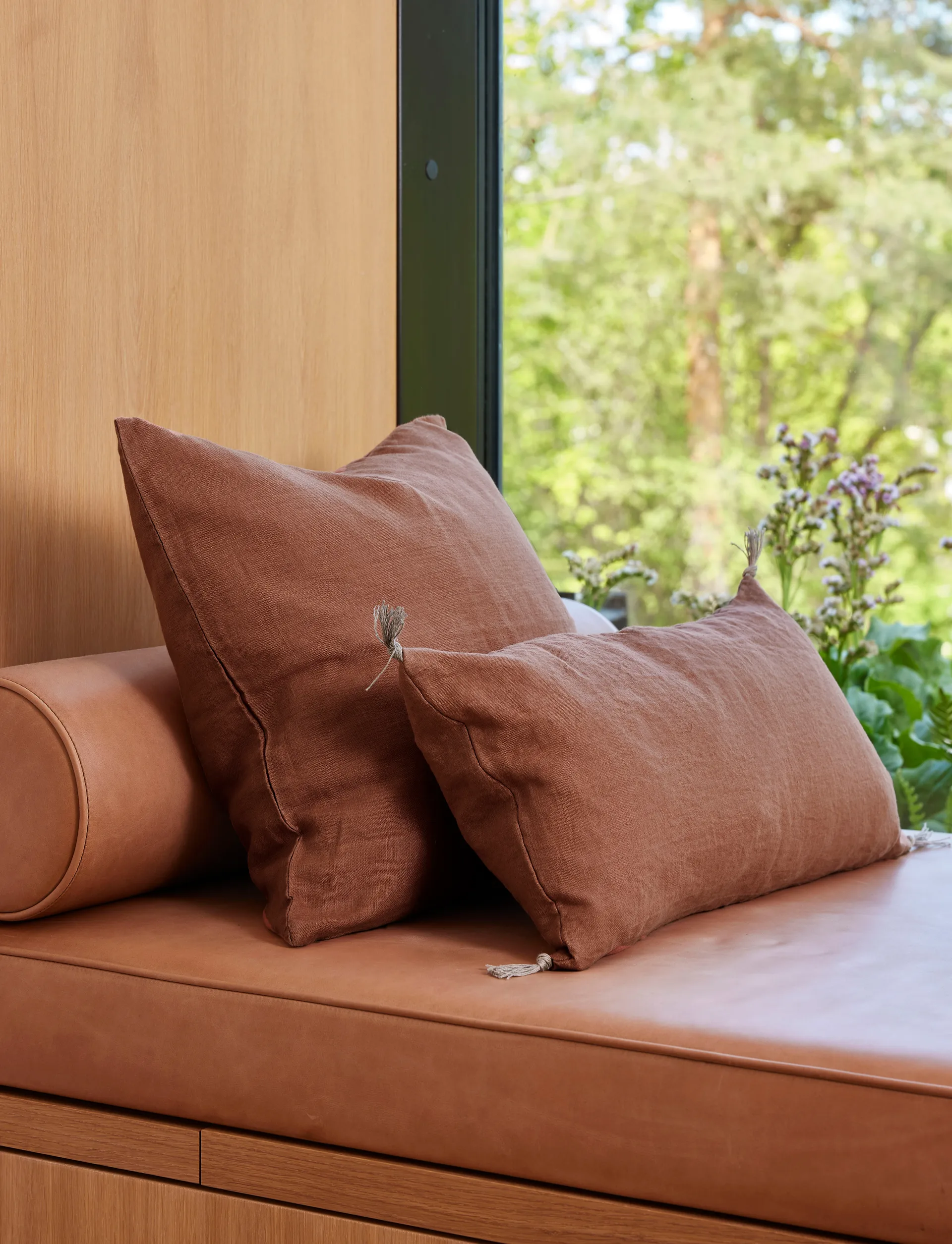 Funda de cojín Sunshine tassel 30x60 cm, Grounded Himla