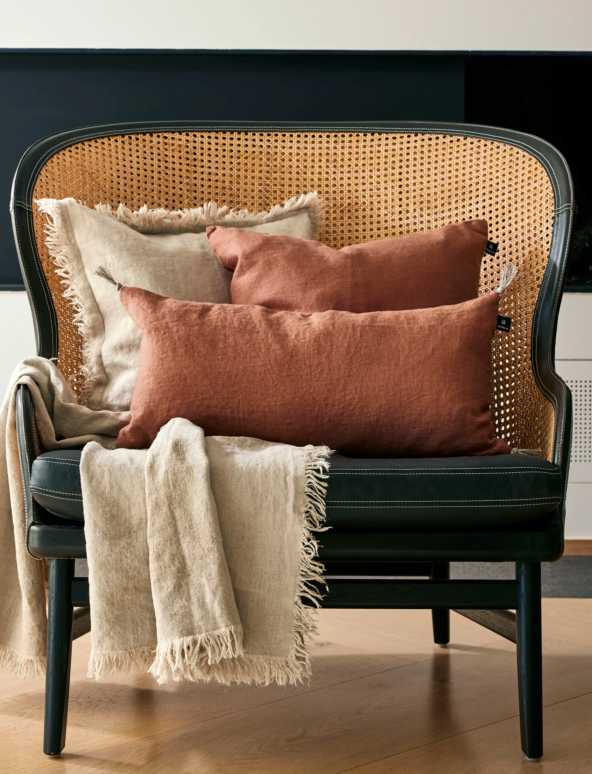 Funda de cojín Sunshine tassel 30x60 cm, Grounded Himla