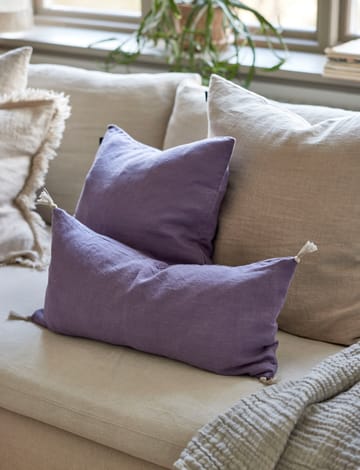 Funda de cojín Sunshine tassel 30x60 cm - Lavanda - Himla