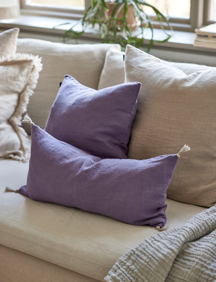 Funda de cojín Sunshine tassel 30x60 cm, Lavanda Himla