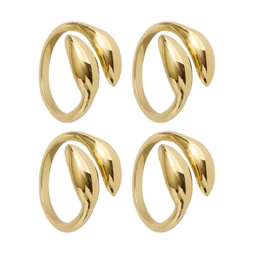 Inverness servilletero - Latón, 4-pack - Himla