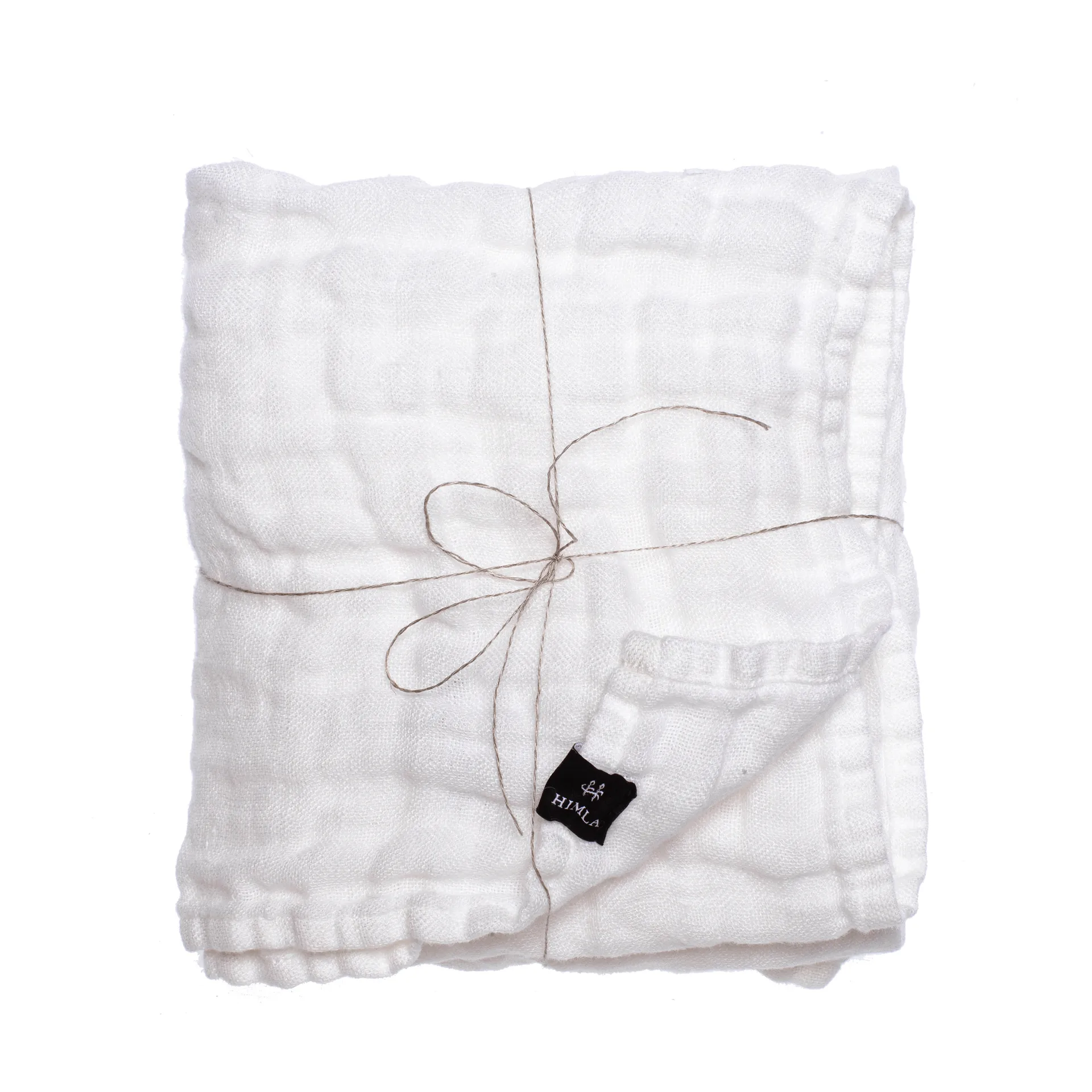 Manta de bebé Hannelin 60x110 cm, White-white Himla