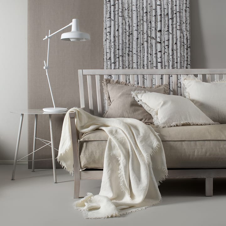 Manta de lino Merlin 130x170 cm, Off-white (blanco) Himla