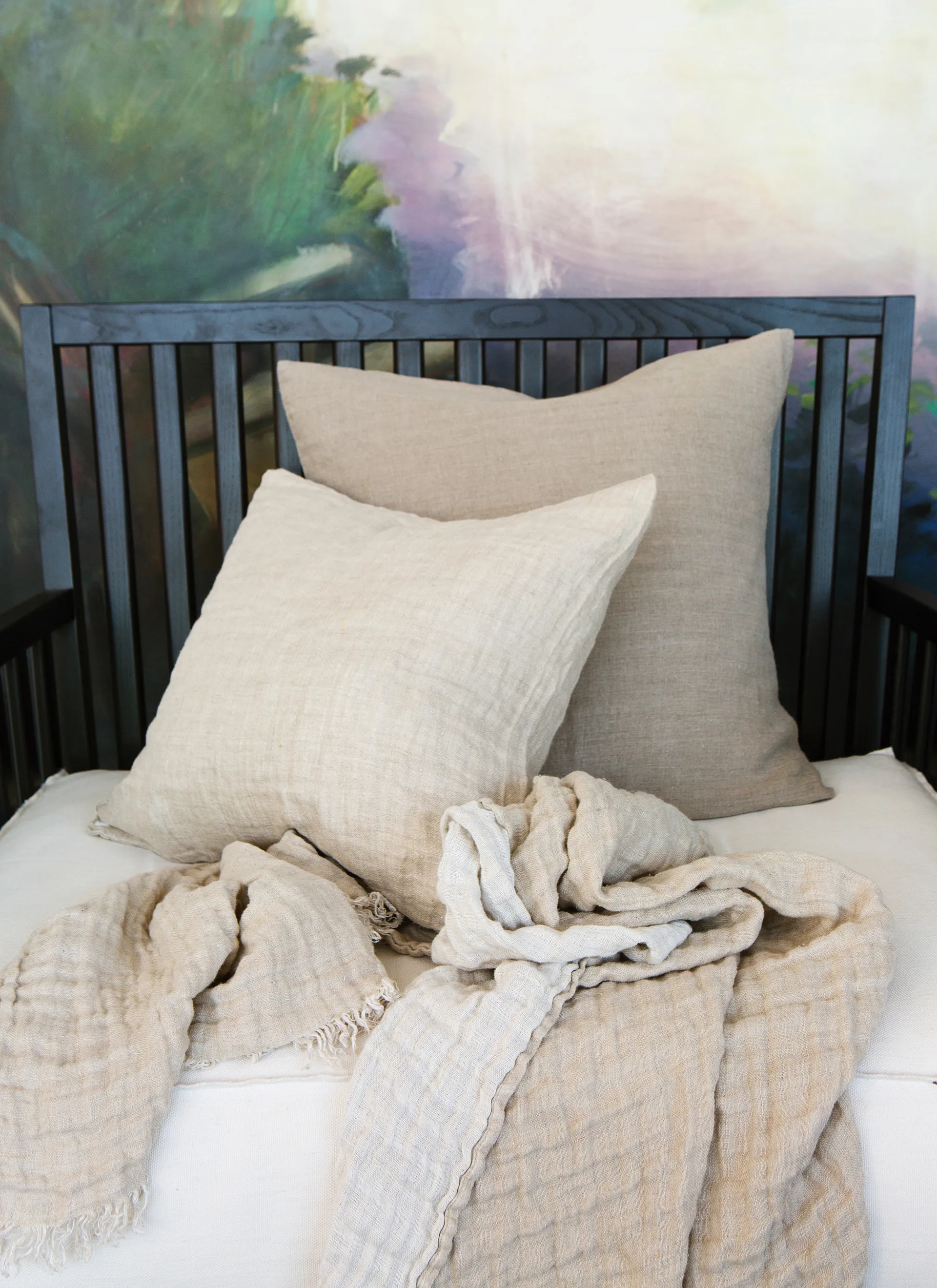 Manta Hannelin 130x170 cm, natural-white (beige-blanco) Himla