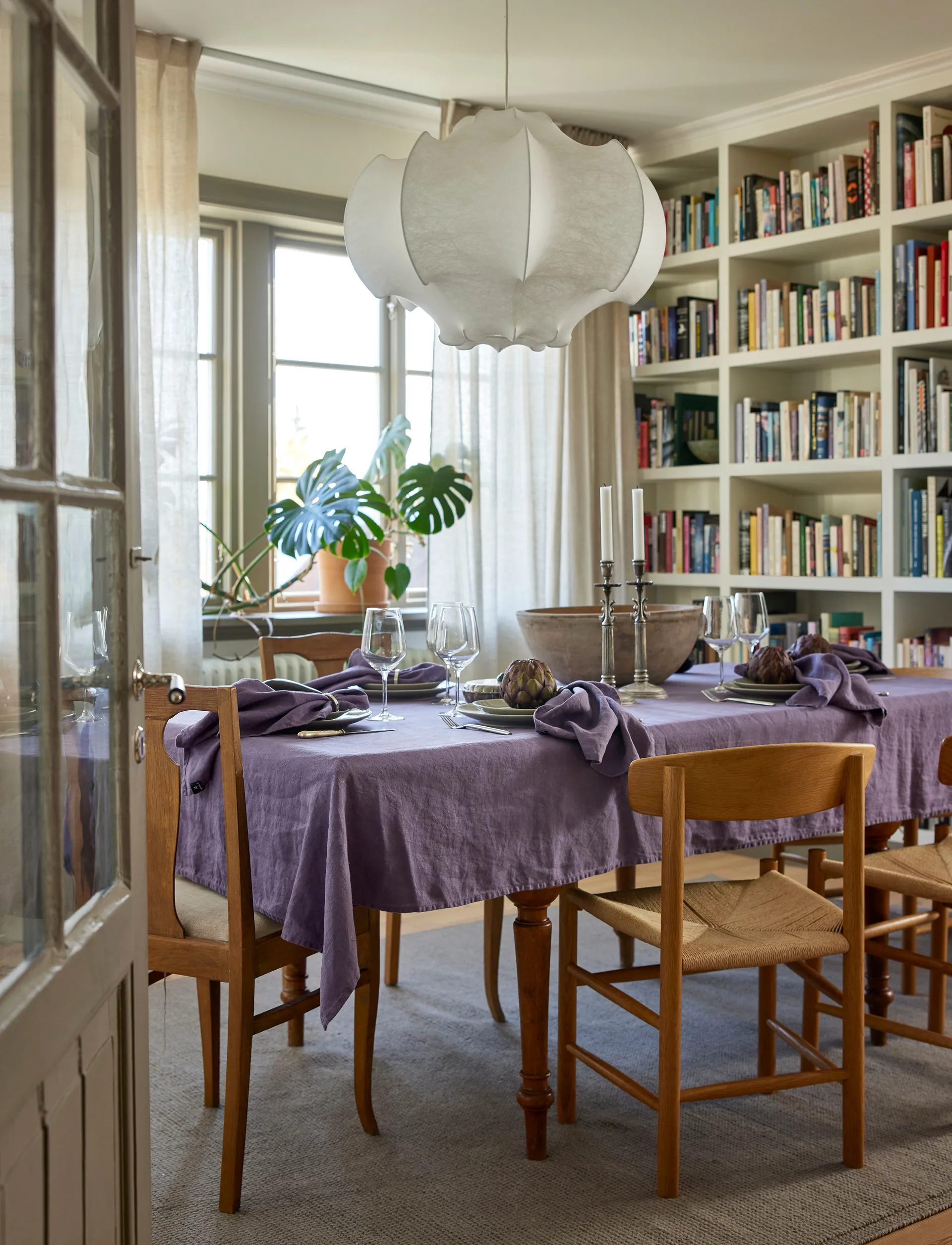 Mantel Sunshine, Lavanda, 145x330 cm Himla