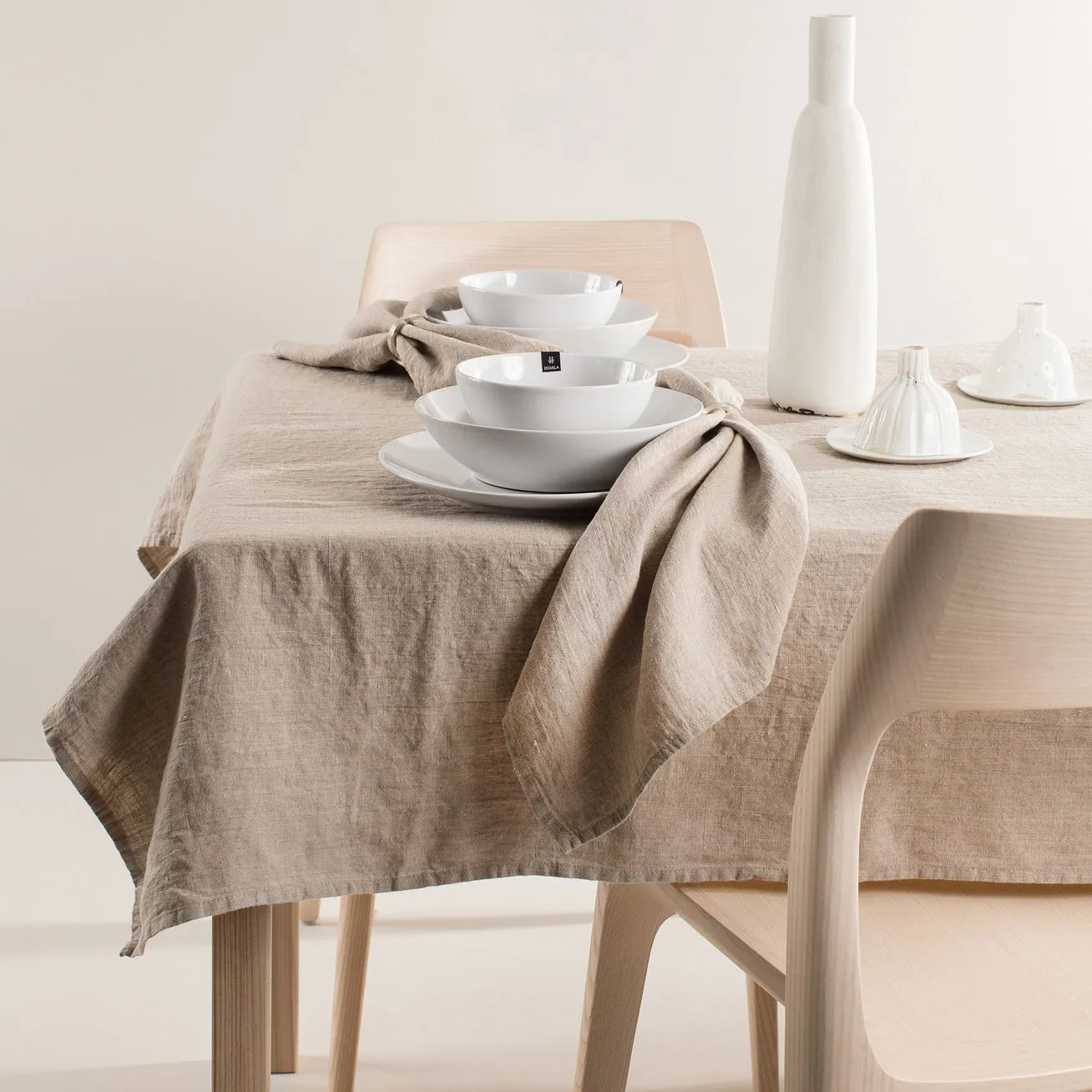 Mantel Sunshine natural (beige), 140 x 330 cm Himla
