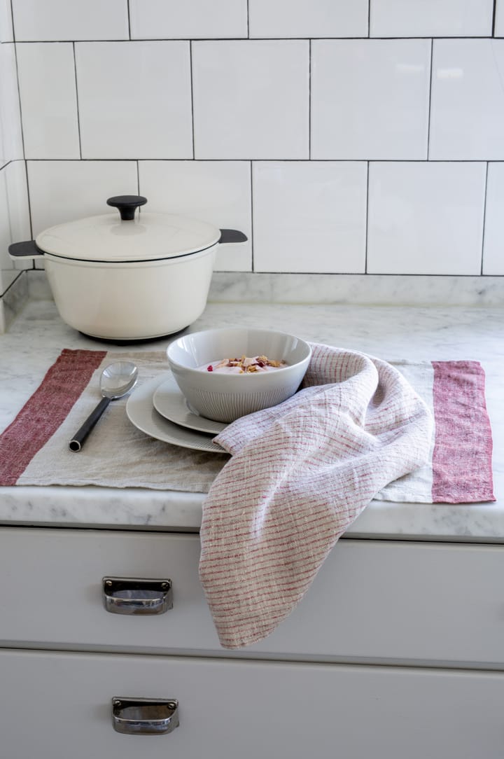 Paño de cocina Linus 50x70 cm set de 2
, True red-natural Himla