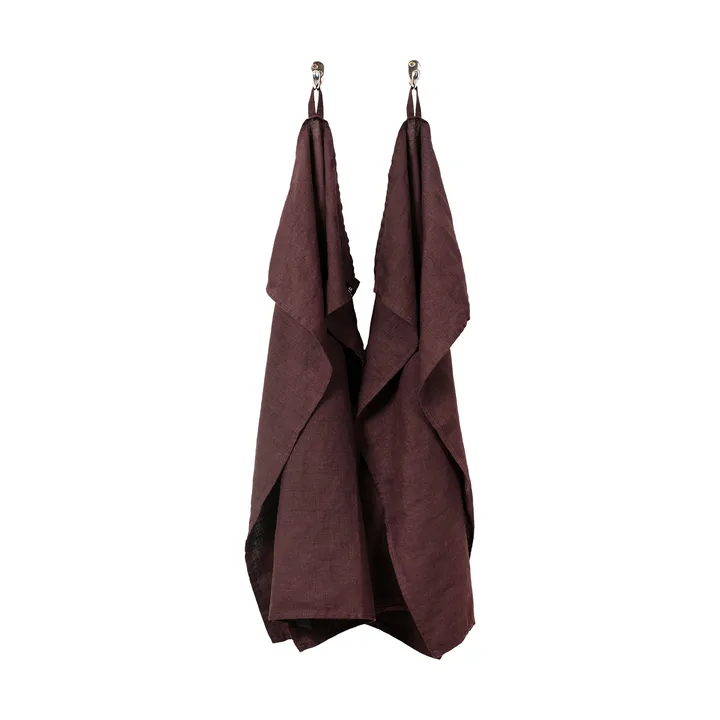 Paños de cocina Sunshine 50x70 cm, 2-pack - Burdeos (rojo) - Himla