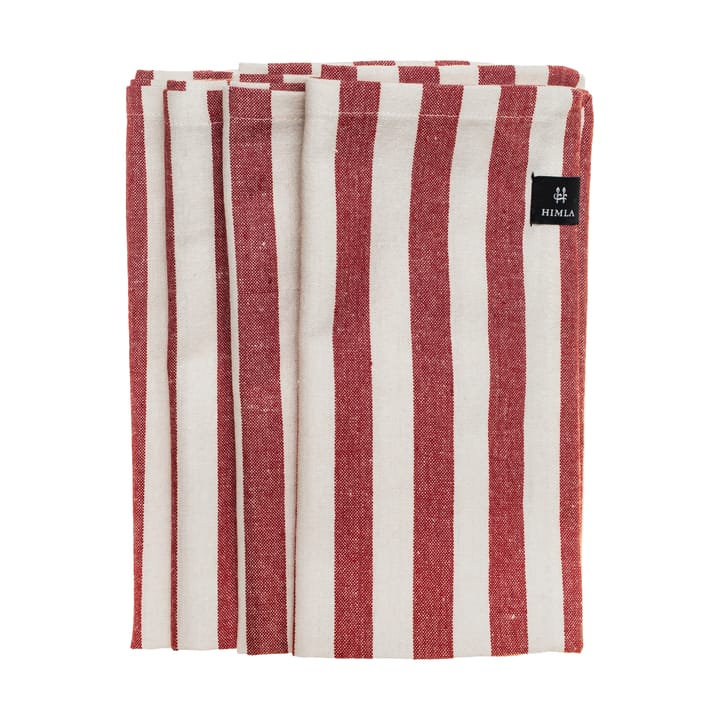 Servilleta de tela Bretagne 50x50 cm, 4-pack - Rojo profundo - Himla